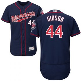 Wholesale Cheap Twins #44 Kyle Gibson Navy Blue Flexbase Authentic Collection Stitched MLB Jersey