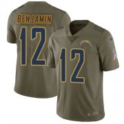 Wholesale Cheap Nike Chargers #12 Travis Benjamin Olive Men's Stitched NFL Limited 2017 Salute To Service Jersey