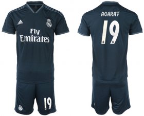 Wholesale Cheap Real Madrid #19 Achraf Away Soccer Club Jersey