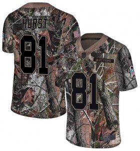 Wholesale Cheap Nike Ravens #81 Hayden Hurst Camo Youth Stitched NFL Limited Rush Realtree Jersey