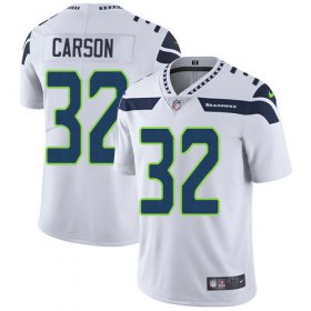 Wholesale Cheap Nike Seahawks #32 Chris Carson White Men\'s Stitched NFL Vapor Untouchable Limited Jersey