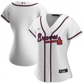 Wholesale Cheap Atlanta Braves Nike Women\'s Home 2020 MLB Team Jersey White