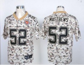 Wholesale Cheap Nike Packers #52 Clay Matthews Camo USMC Men\'s Stitched NFL Elite Jersey