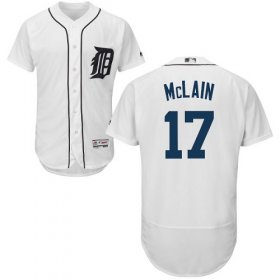 Wholesale Cheap Tigers #17 Denny McLain White Flexbase Authentic Collection Stitched MLB Jersey
