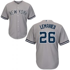 Wholesale Cheap Yankees #26 DJ LeMahieu Grey New Cool Base Stitched MLB Jersey