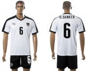Wholesale Cheap Austria #6 IlSanker White Away Soccer Country Jersey
