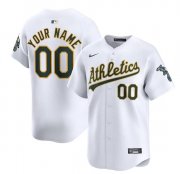 Cheap Men's Oakland Athletics Active Player Custom White Home Limited Stitched Jersey