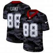 Cheap Dallas Cowboys #88 CeeDee Lamb Men's Nike 2020 Black CAMO Vapor Untouchable Limited Stitched NFL Jersey