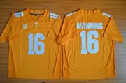 Wholesale Cheap Men's Tennessee Volunteers #16 Peyton Manning Orange 2015 College Football Jersey