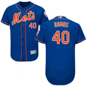 Wholesale Cheap Mets #40 Wilson Ramos Blue Flexbase Authentic Collection Stitched MLB Jersey
