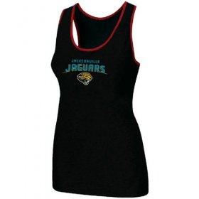 Wholesale Cheap Women\'s Nike Jacksonville Jaguars Heart & Soul Tri-Blend Racerback Stretch Tank Top Black