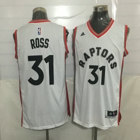 Wholesale Cheap Men\'s Toronto Raptors #31 Terrence Ross White New NBA Rev 30 Swingman Jersey
