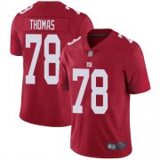 Wholesale Cheap Nike Giants #78 Andrew Thomas Red Men's Stitched NFL Limited Inverted Legend Jersey