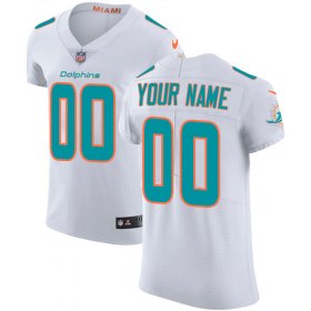 Wholesale Cheap Nike Miami Dolphins Customized White Stitched Vapor Untouchable Elite Men\'s NFL Jersey