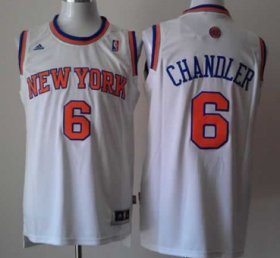 Wholesale Cheap New York Knicks #6 Tyson Chandler Revolution 30 Swingman 2013 White Jersey