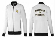 Wholesale Cheap NFL Minnesota Vikings Heart Jacket White