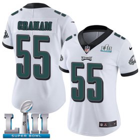 Wholesale Cheap Nike Eagles #55 Brandon Graham White Super Bowl LII Women\'s Stitched NFL Vapor Untouchable Limited Jersey
