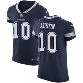 Wholesale Cheap Nike Cowboys #10 Tavon Austin Navy Blue Team Color Men\'s Stitched NFL Vapor Untouchable Elite Jersey