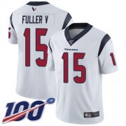 Wholesale Cheap Nike Texans #15 Will Fuller V White Men's Stitched NFL 100th Season Vapor Limited Jersey