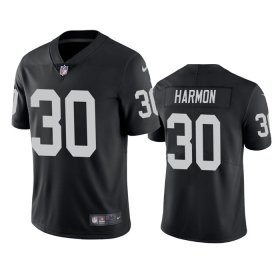 Wholesale Cheap Men\'s Las Vegas Raiders #30 Duron Harmon Black Vapor Untouchable Limited Stitched Jersey