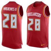 Wholesale Cheap Nike Buccaneers #28 Vernon Hargreaves III Red Team Color Men's Stitched NFL Limited Tank Top Jersey