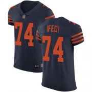 Wholesale Cheap Nike Bears #74 Germain Ifedi Navy Blue Alternate Men's Stitched NFL Vapor Untouchable Elite Jersey
