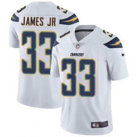 Wholesale Cheap Nike Chargers #33 Derwin James Jr White Men\'s Stitched NFL Vapor Untouchable Limited Jersey