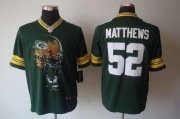 Wholesale Cheap Nike Packers #52 Clay Matthews Green Team Color Men's Stitched NFL Helmet Tri-Blend Limited Jersey