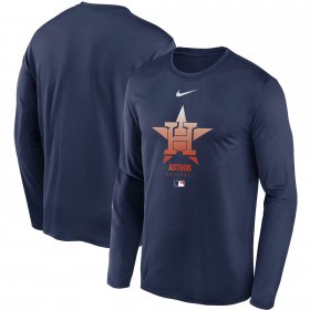 Wholesale Cheap Men\'s Houston Astros Nike Navy Authentic Collection Legend Performance Long Sleeve T-Shirt
