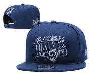 Wholesale Cheap Rams Team Logo Navy 1937 Anniversary Adjustable Hat YD