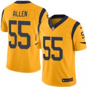 Wholesale Cheap Nike Rams #55 Brian Allen Gold Men's Stitched NFL Limited Rush Jersey