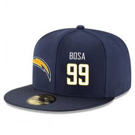 Wholesale Cheap San Diego Chargers #99 Joey Bosa Snapback Cap NFL Player Navy Blue with White Number Stitched Hat