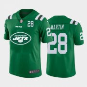 Wholesale Cheap New York Jets #28 Curtis Martin Green Men's Nike Big Team Logo Player Vapor Limited NFL Jersey