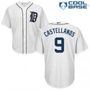 Wholesale Cheap Tigers #9 Nick Castellanos White Cool Base Stitched Youth MLB Jersey