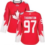 Wholesale Cheap Team Canada #97 Joe Thornton Red 2016 World Cup Women's Stitched NHL Jersey
