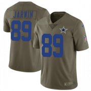 Wholesale Cheap Nike Cowboys #89 Blake Jarwin Olive Men's Stitched NFL Limited 2017 Salute To Service Jersey