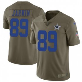 Wholesale Cheap Nike Cowboys #89 Blake Jarwin Olive Men\'s Stitched NFL Limited 2017 Salute To Service Jersey