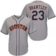 Wholesale Cheap Astros #23 Michael Brantley Grey New Cool Base Stitched MLB Jersey