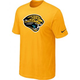 Wholesale Cheap Nike Jacksonville Jaguars Sideline Legend Authentic Logo Dri-FIT NFL T-Shirt Yellow