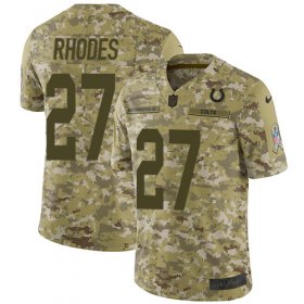 Wholesale Cheap Nike Colts #27 Xavier Rhodes Camo Men\'s Stitched NFL Limited 2018 Salute To Service Jersey