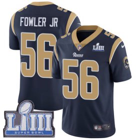 Wholesale Cheap Nike Rams #56 Dante Fowler Jr Navy Blue Team Color Super Bowl LIII Bound Men\'s Stitched NFL Vapor Untouchable Limited Jersey