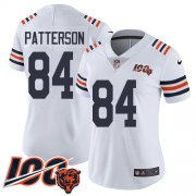 Wholesale Cheap Nike Bears #84 Cordarrelle Patterson White Alternate Women's Stitched NFL Vapor Untouchable Limited 100th Season Jersey