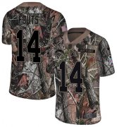 Wholesale Cheap Nike Chargers #14 Dan Fouts Camo Men's Stitched NFL Limited Rush Realtree Jersey