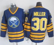 Wholesale Cheap Sabres #30 Ryan Miller Navy Blue CCM Throwback Stitched NHL Jersey