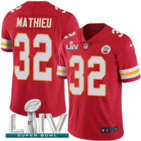 Wholesale Cheap Nike Chiefs #32 Tyrann Mathieu Red Super Bowl LIV 2020 Team Color Men\'s Stitched NFL Vapor Untouchable Limited Jersey