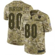 Wholesale Cheap Nike Bears #80 Trey Burton Camo Men's Stitched NFL Limited 2018 Salute To Service Jersey