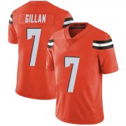 Wholesale Cheap Men's Cleveland Browns #7 Jamie Gillan Orange Limited Alternate Vapor Untouchable Nike Jersey
