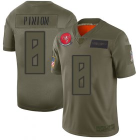 Wholesale Cheap Nike Buccaneers #8 Bradley Pinion Camo Men\'s Stitched NFL Limited 2019 Salute To Service Jersey