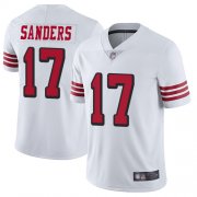 Wholesale Cheap Nike 49ers #17 Emmanuel Sanders White Rush Men's Stitched NFL Vapor Untouchable Limited Jersey