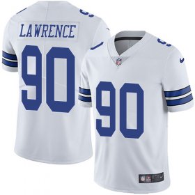 Wholesale Cheap Nike Cowboys #90 Demarcus Lawrence White Men\'s Stitched NFL Vapor Untouchable Limited Jersey